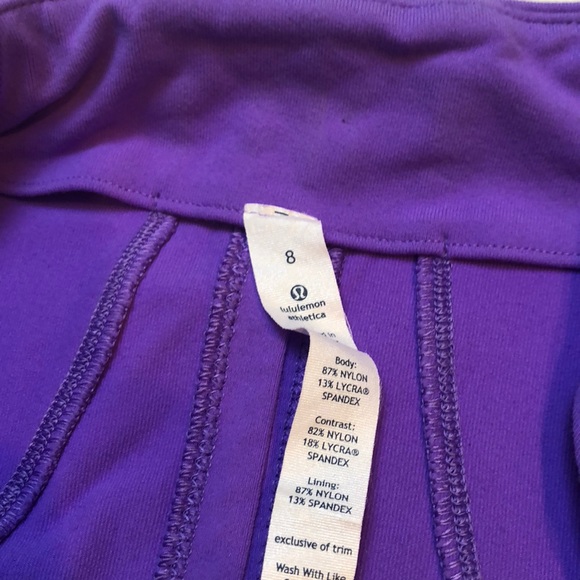 LULULEMON EUC PURPLE SCUBA JACKET - Picture 6 of 8